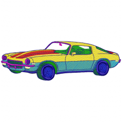 Cars Embroidery Design 8